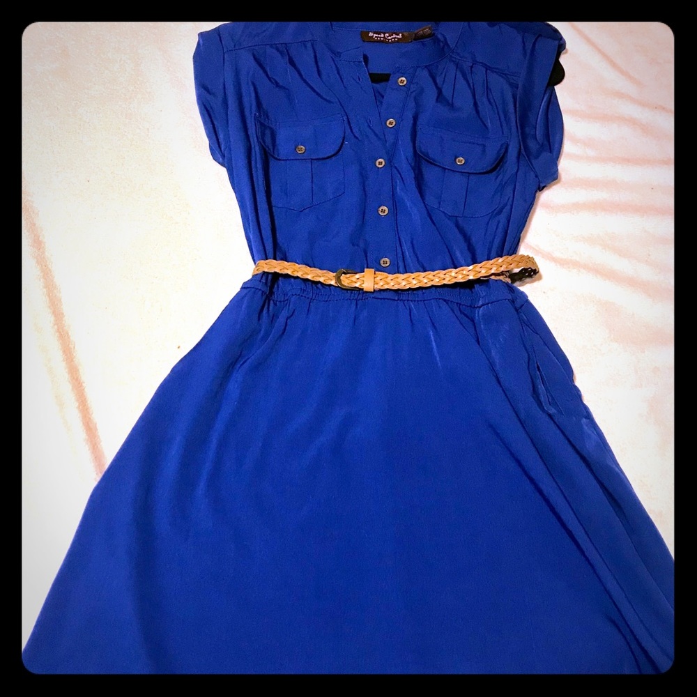 Sleeveless Dress w/Pockets